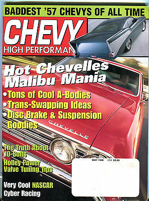 Chevy High Performance Magazine May 1999 Hot Chevelles Malibu EX 020916jhe