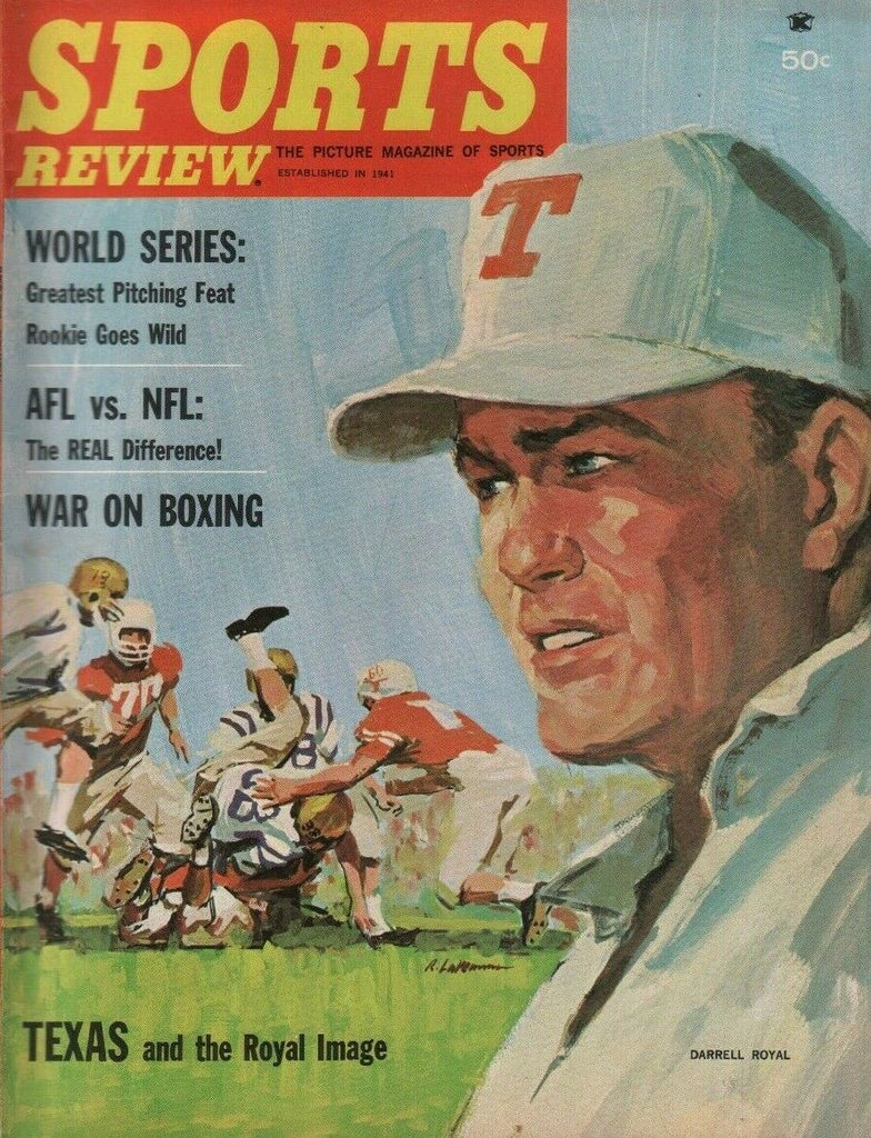 Sports Review November 1965 Darrell Royal AFL NFL Wilt Chamberlain 050719DBE2