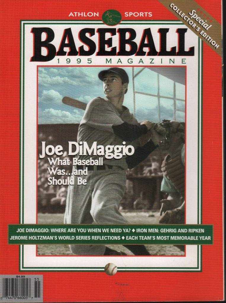 Baseball 1995 Magazine Joe DiMaggio New York Yankees 092518ame2