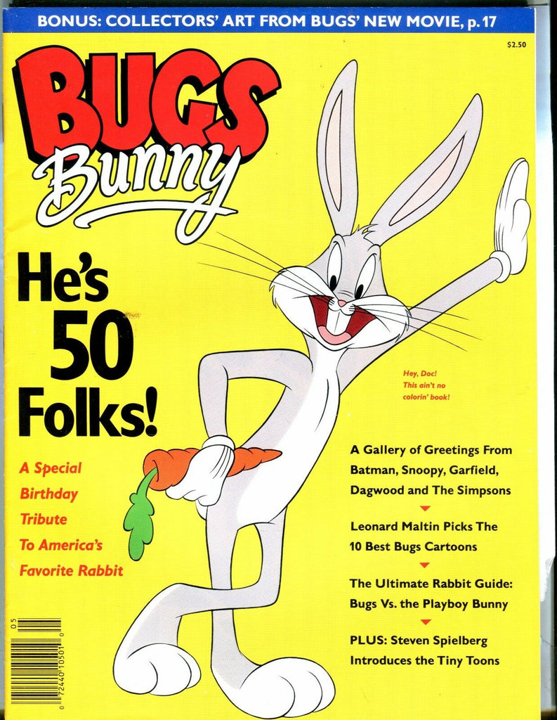 Bugs Bunny Magazine Birthday Tribute 1990 EX No ML 032017nonjhe
