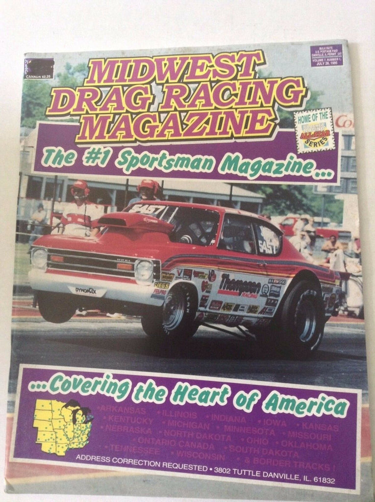 Midwest Drag Racing Magazine Music City Super Quick July 28, 1995 041817nonrh