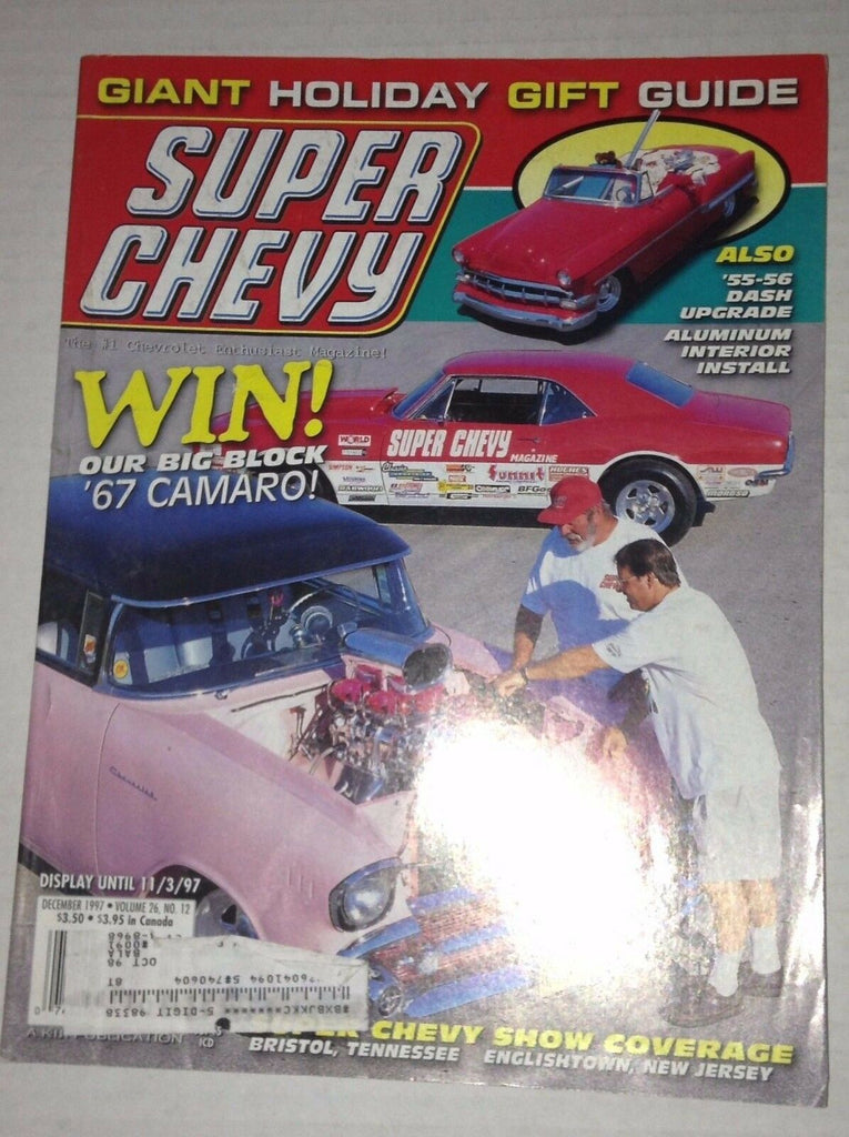 Super Chevy Magazine '67 Camaro Tennessee & NJ December 1997 030517NONRH