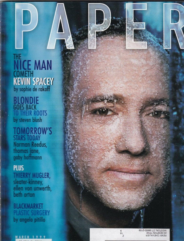 Paper Magazine Kevin Spacey Therry Mugler March 1999 082719nonr