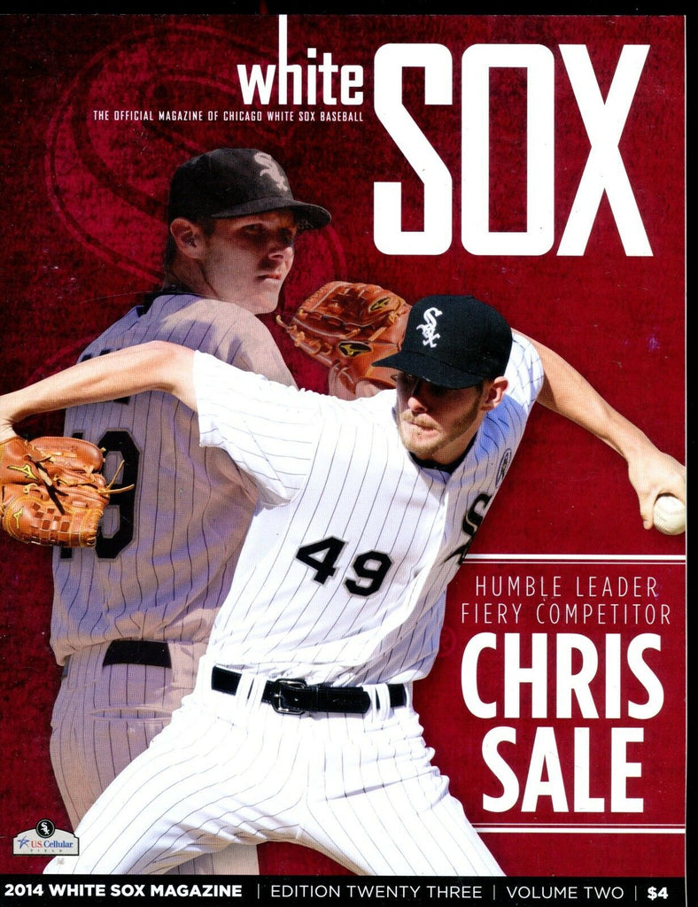 2014 Chicago White Sox Magazine Chris Sale EX 010417jhe