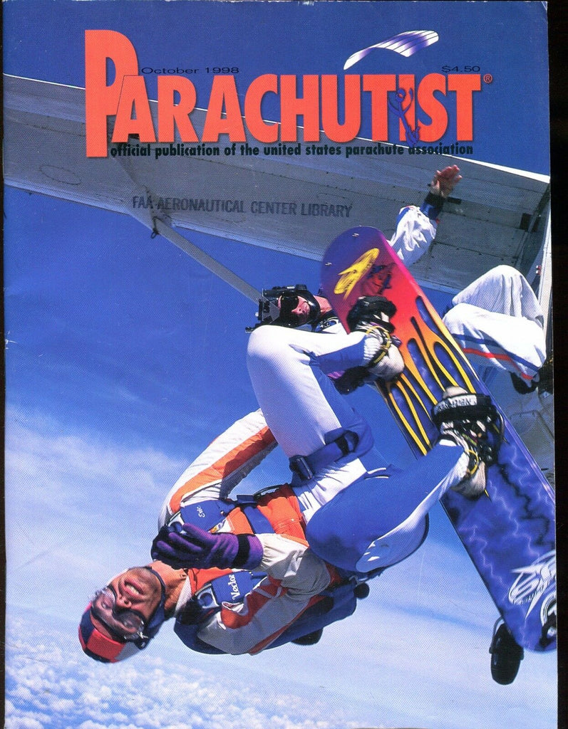 Parachutist Magazine October 1998 Eric Frader FAA EX w/ML On Back 022517nonjhe