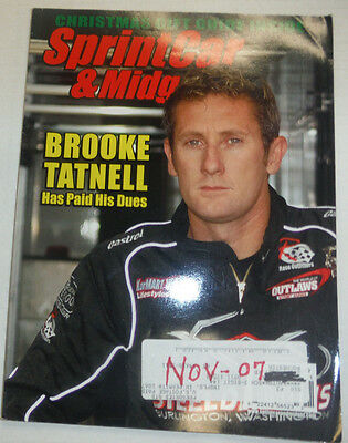 SprintCar & Midget Magazine Brooke Tatnell November 2007 020915R