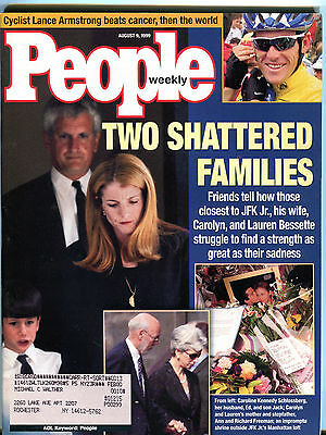 People Magazine August 9 1999 Caroline Kennedy Lance Armstrong EX 012116jhe