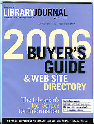 Library Journal December 2005 2006 Buyer's Guide EX FAA 030716jhe