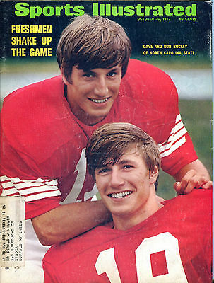 Sports Illustrated Magazine October 30 1972 Dave Don Buckey EX 040416jhe