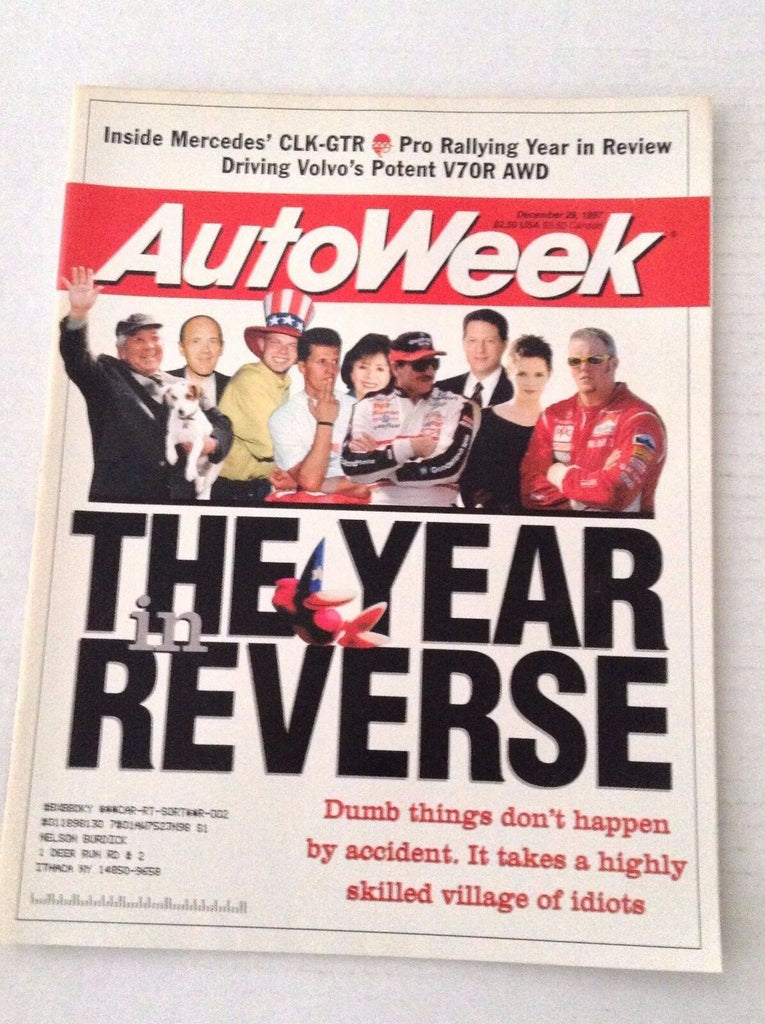 Autoweek Magazine Mercedes' CLK-GTR V70R AWD December 29, 1997 020617RH