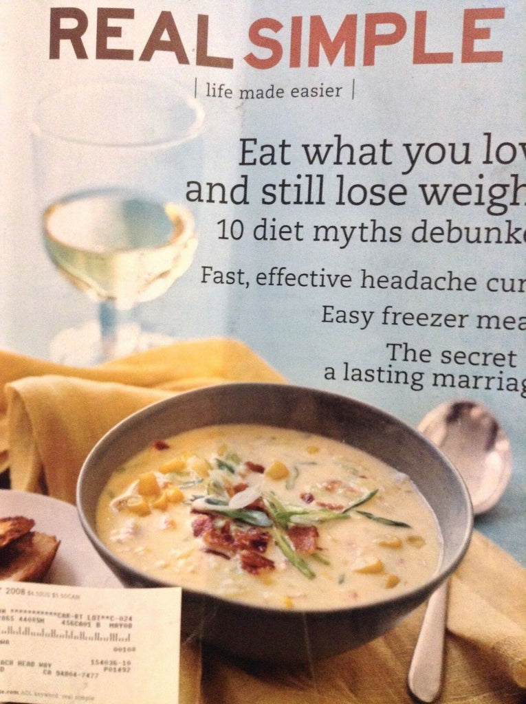 Real Simple Magazine 10 Diet Myths Debunked February 2008 021518nonrh