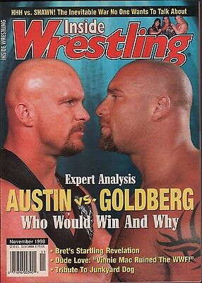 Inside Wrestling Magazine January 1982 Steve Austin v Goldberg EX 012116DBE