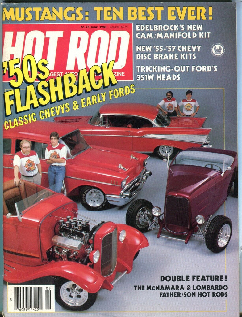 Hot Rod Magazine June 1983 Mustang Chevy Ford EX No ML 031417nonjhe