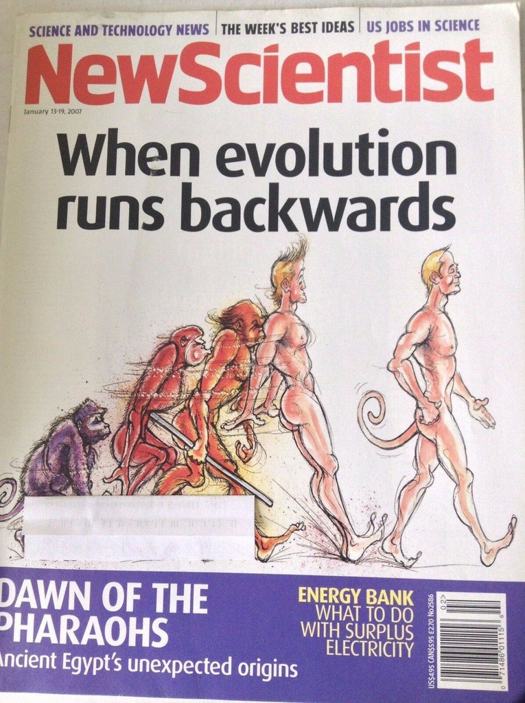 New Scientist Magazine When Evolution Runs Backwards January 2007 081417nonrh2