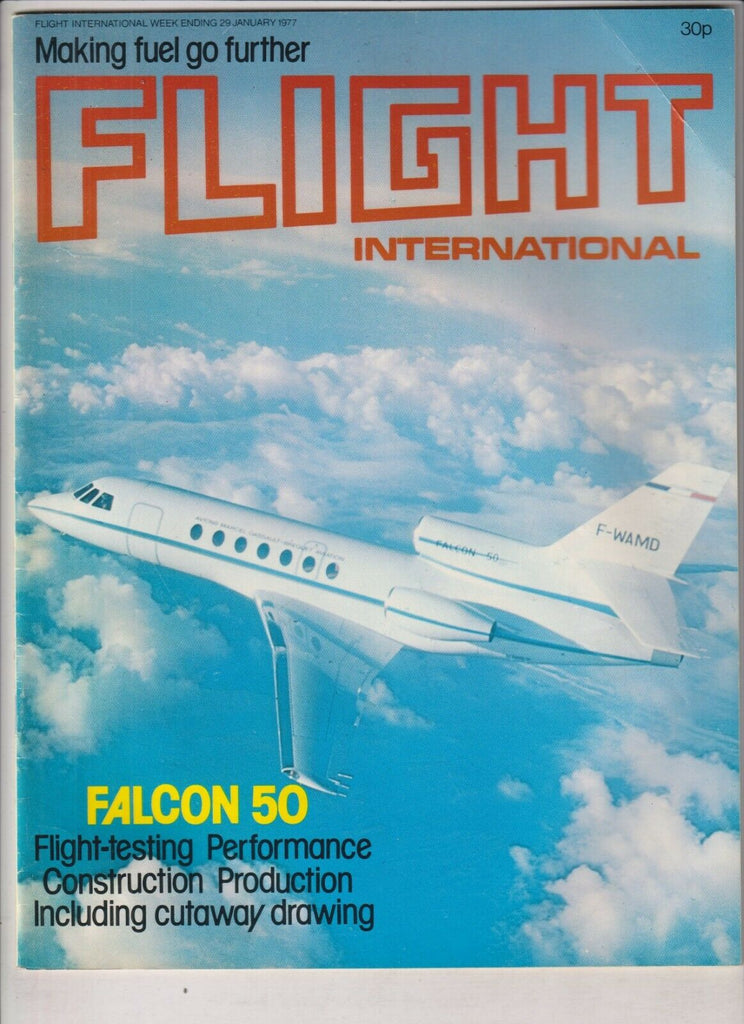 Flight International Mag Falcon 50 Flight Testing January 29 1977 022120nonr