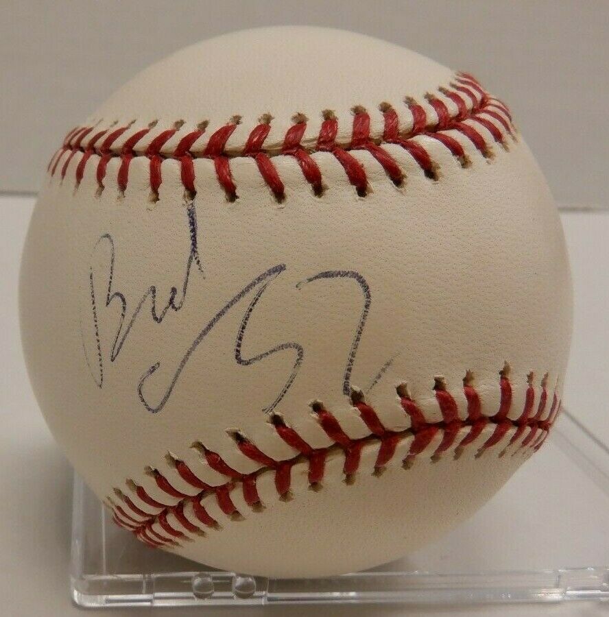 Brad Miller Hornets Signed Autographed Rawlings Baseball wCOA 012020DBT