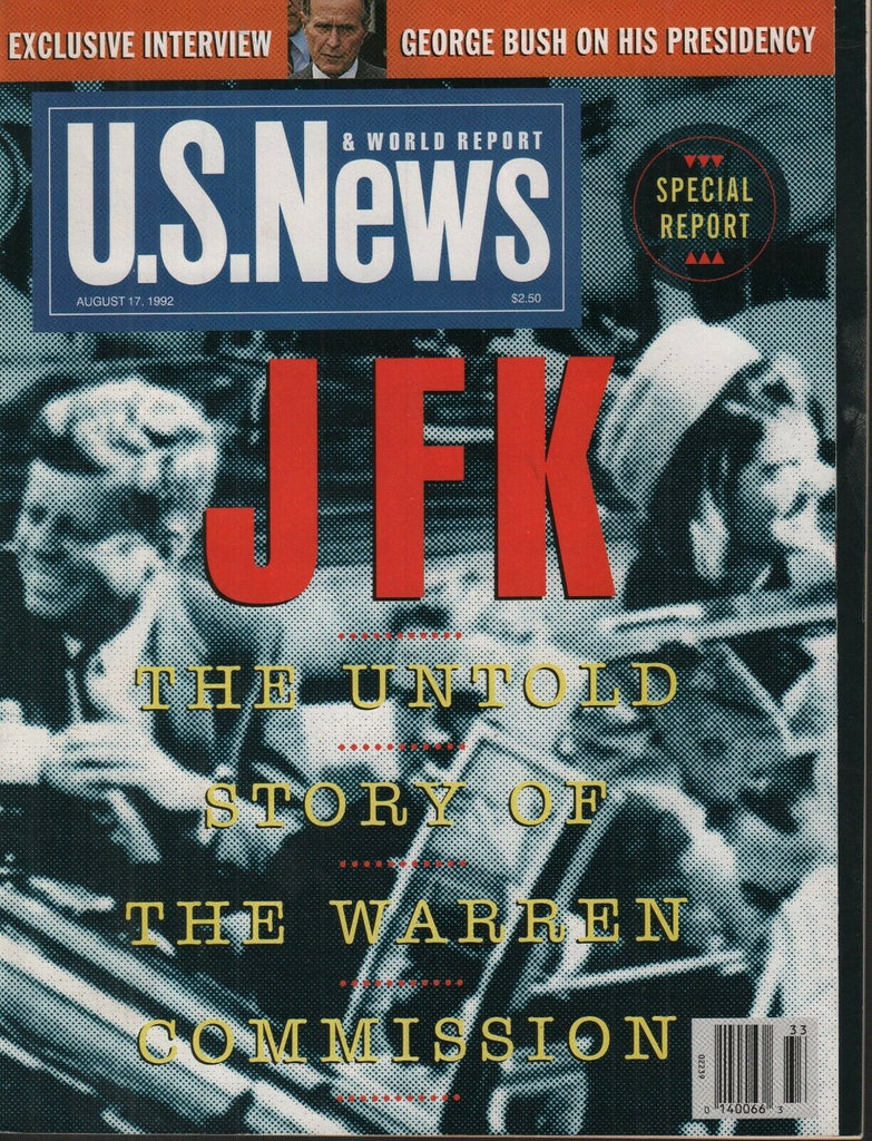 US News & World Report August 17 1992 John F Kennedy George Bush 071519AME