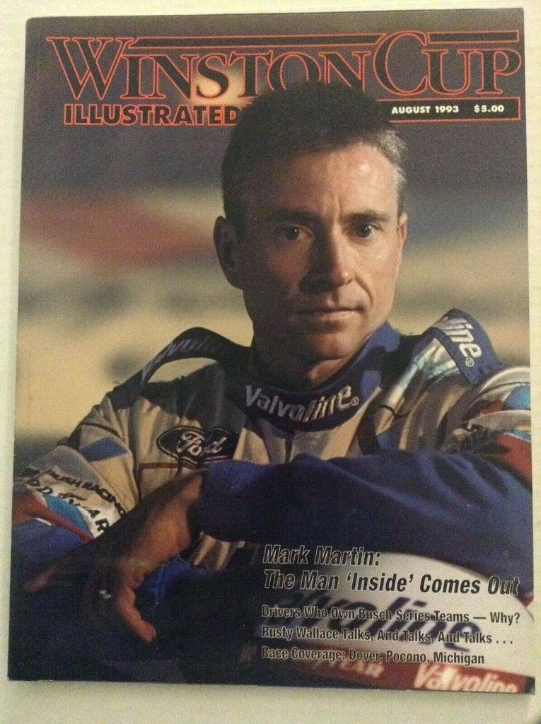 Winston Cup Illustrated Mark Martin Rusty Wallace August 1993 082819nonrh