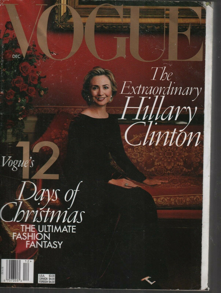 Vogue December 1998 Hillary Clinton 12 Days of Christmas 081419AME2