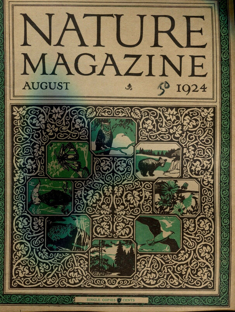 Nature Magazine August 1924 VG No ML 020817jhe