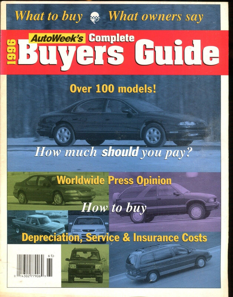 AutoWeek Magazine 1996 Complete Buyers Guide EX No ML 022417nonjhe
