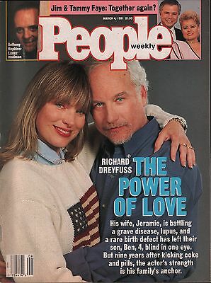 People Weekly March 4 1991 Richard Dreyfuss, Anthony Hopkins VG 012916DBE