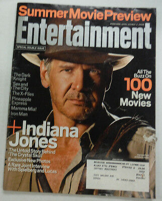 Entertainment Weekly Magazine Indiana Jones The Dark Knight May 2008 051615R