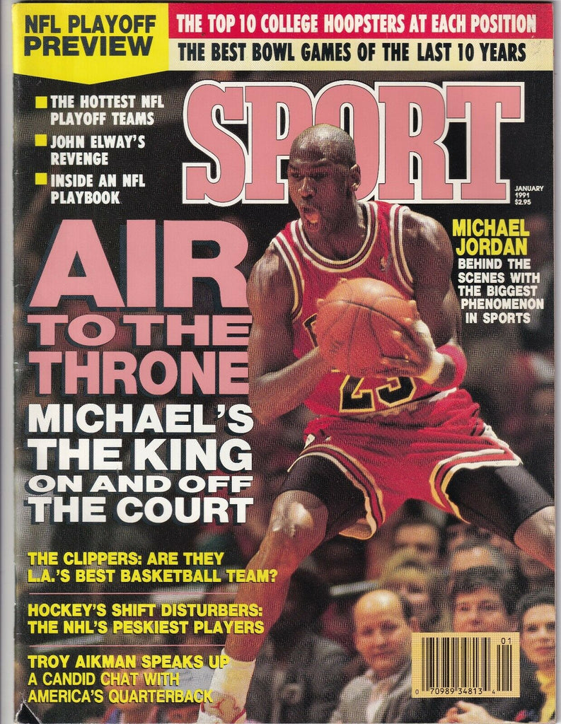 Sport Mag Michael Jordan Troy Aikman January 1991 081419nonr