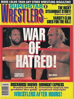 Superstar Wrestlers Hulk Hogan Randy Savage July 1989 030219nonr