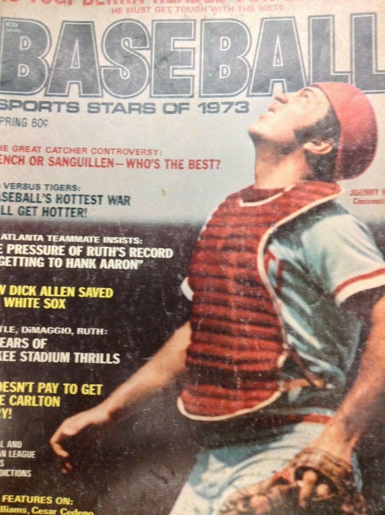 Baseball Sports Stars Of 1973 Magazine Johnny Bench Spring 1973 012319nonr