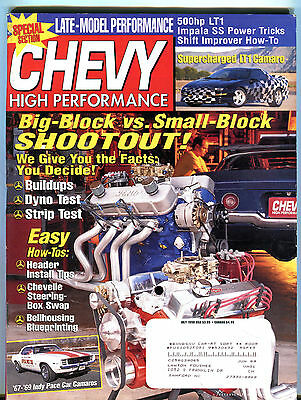 Chevy High Performance Magazine July 1998 LT1 Camaro EX 031116jhe