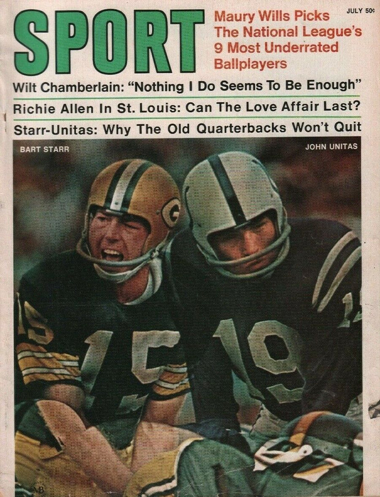 Sport July 1970 Bart Starr John Unitas Wilt Chamberlain 050819DBE