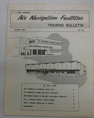 Air Navigation Facilities Magazine Training Bulletin ANF October 1960 071415R