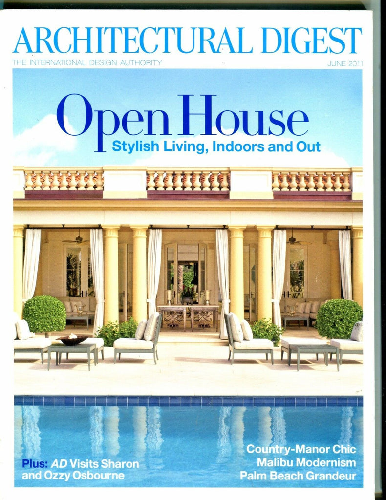 Architectural Digest Magazine June 2011 Ozzy Osbourne EX No ML 050817nonjhe