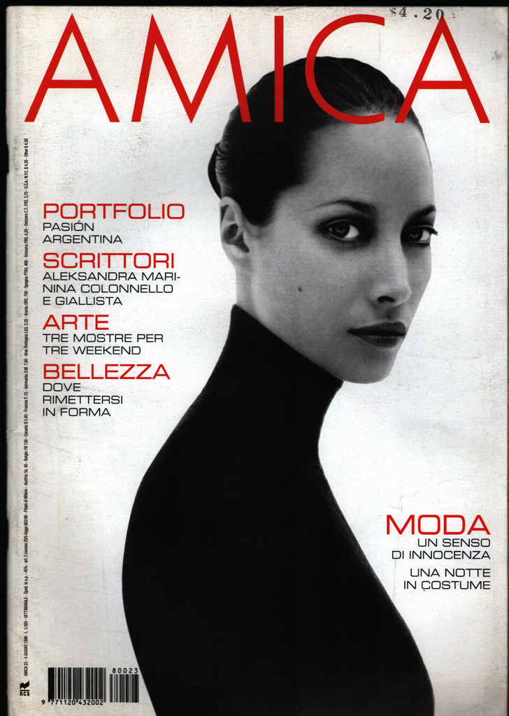 Amica Italian Fashion Magazine January 5 1998 Christy Turlington 021121ame2