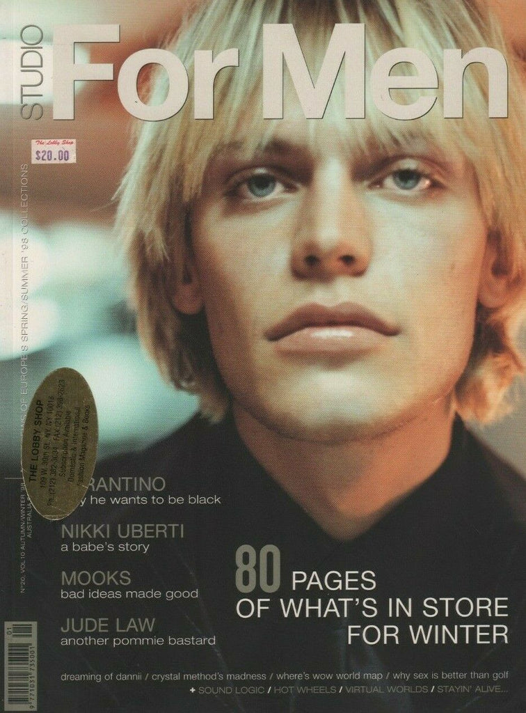 Studio For Men Autumn Winter 1998 Jude Law Nikki Uberti 071519DBE