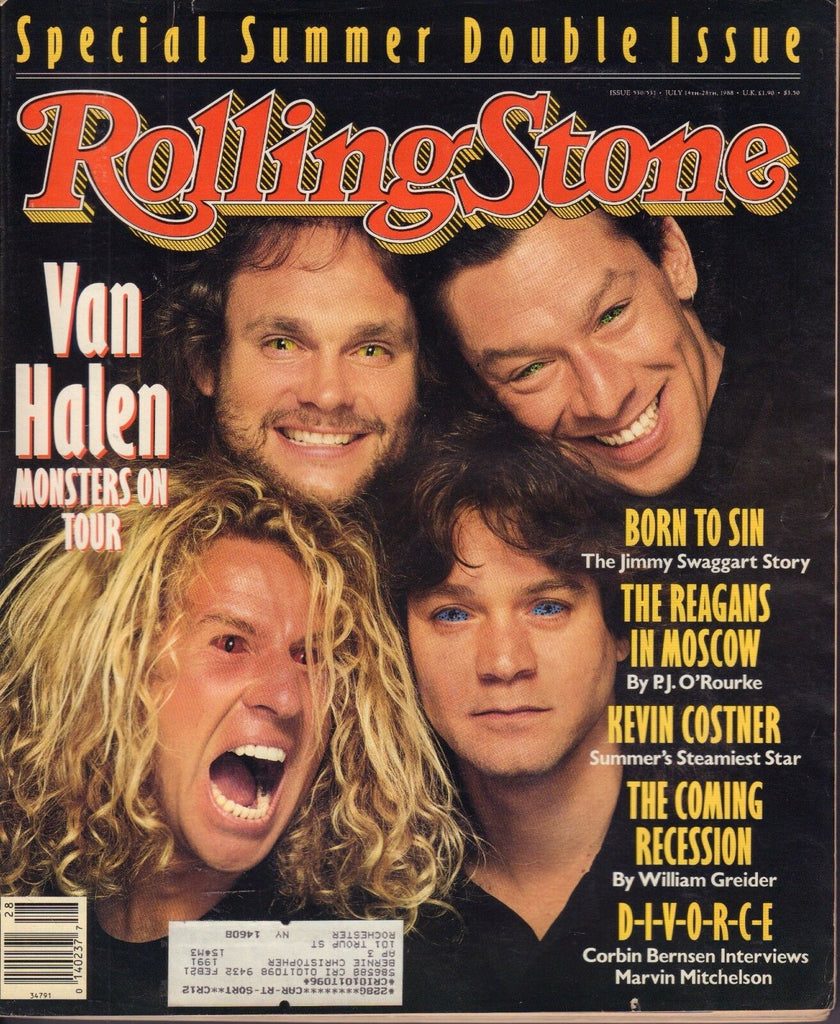 Rolling Stone July 14 28 1988 Van Halen w/ML 030217nonDBA