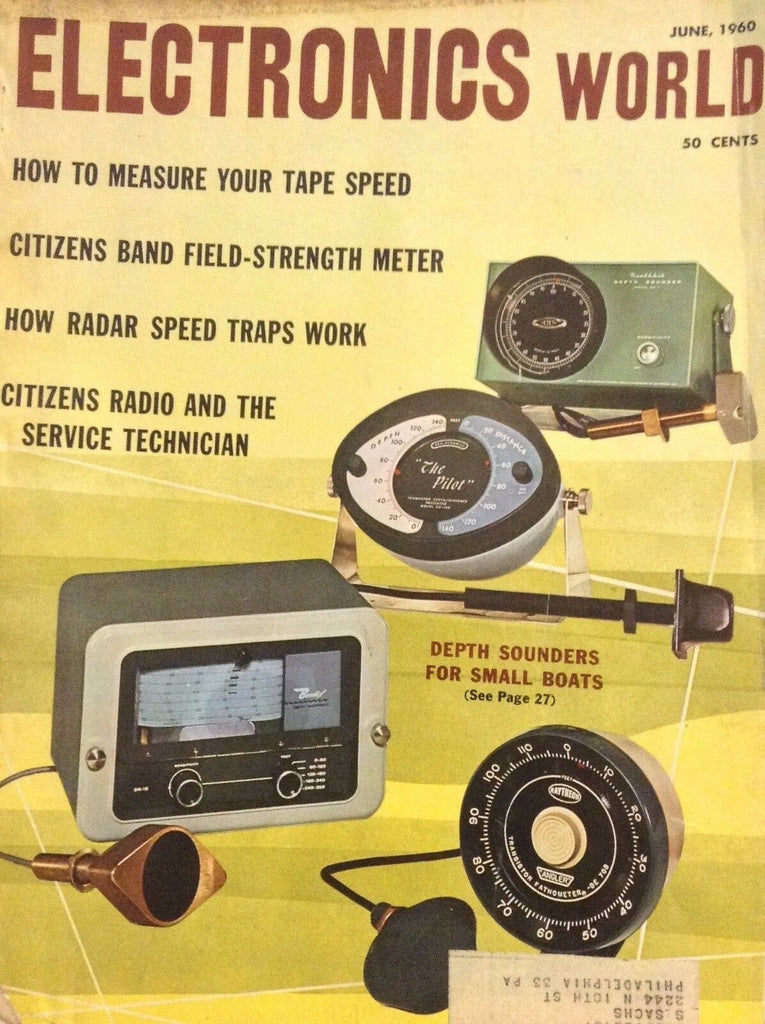 Electronic World Magazine MEasure Your Tape Speed June 1960 120617nonrh