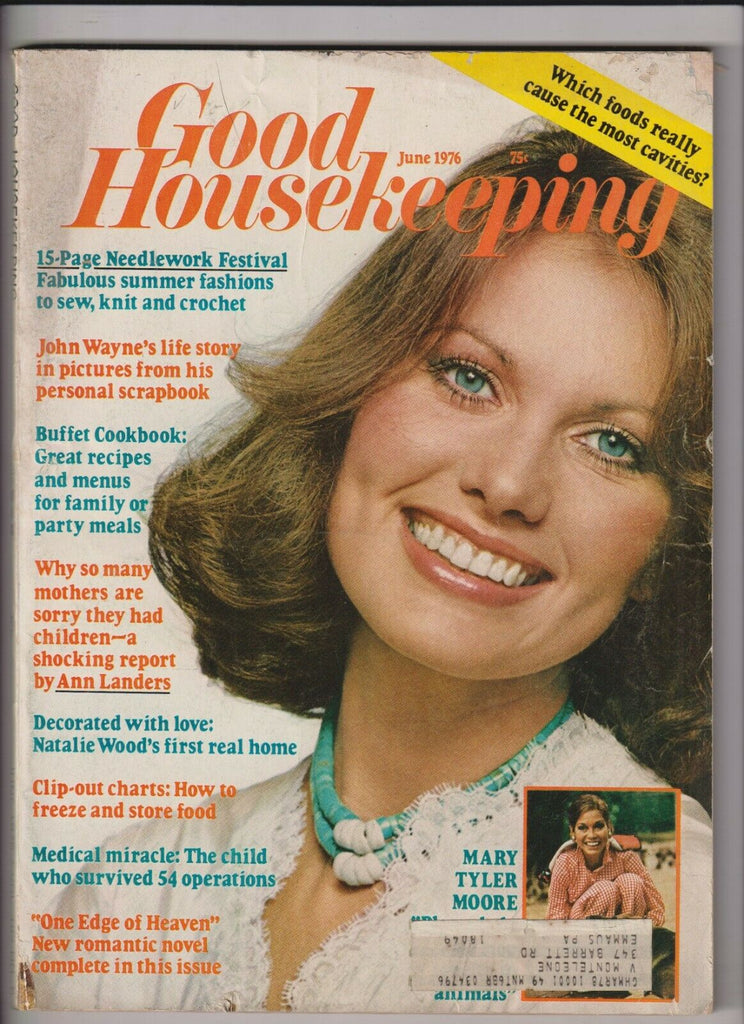 Good Housekeeping Mag Mary Tyler Moore John Wayne June 1976 040120nonrh
