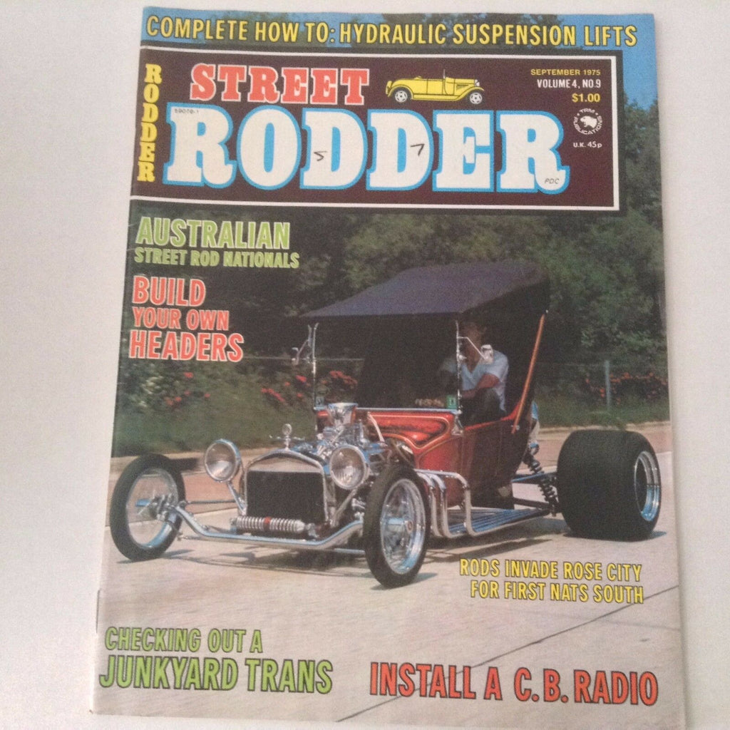 Street Rodder Magazine Australian Street Rods September 1975 060517nonrh