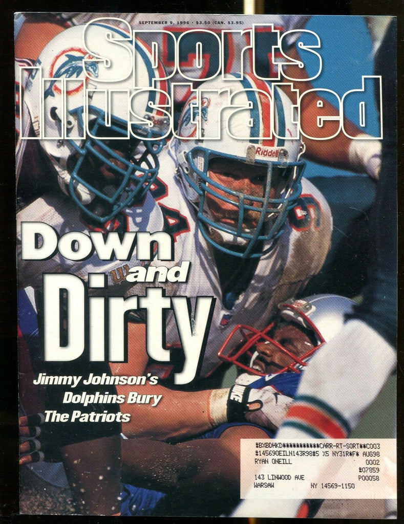 Sports Illustrated Magazine September 9 1996 Miami Dolphins EX w/ML 122816jhe