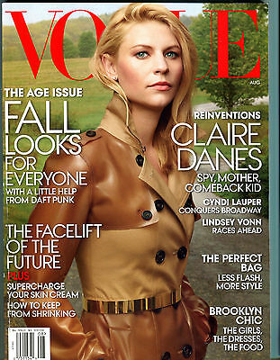 Vogue Magazine August 2013 Claire Danes EX 070916jhe