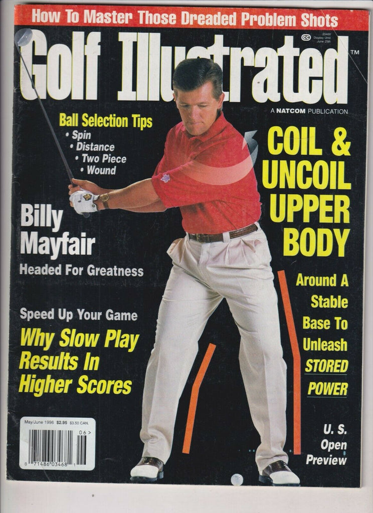 Golf Illustrated US OPEN PREVIEW & Coiling May/June 1996 112719nonr