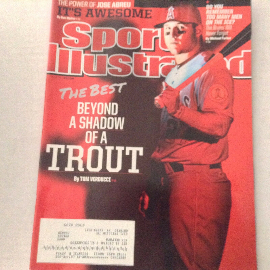 Sports Illustrated Magazine Jose Abreu Shadow Of Trout May 12, 2014 062017nonrh