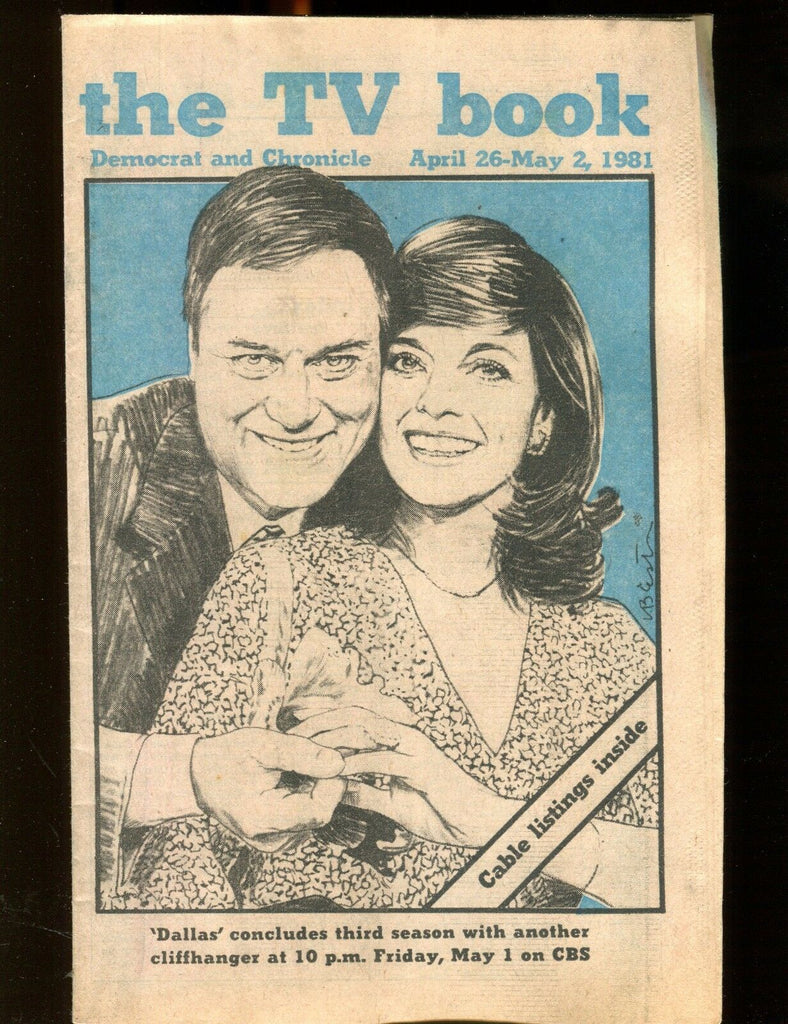 TV Book Democrat & Chronicle April 26-May 2 1981 Dallas EX 022317nonjhe