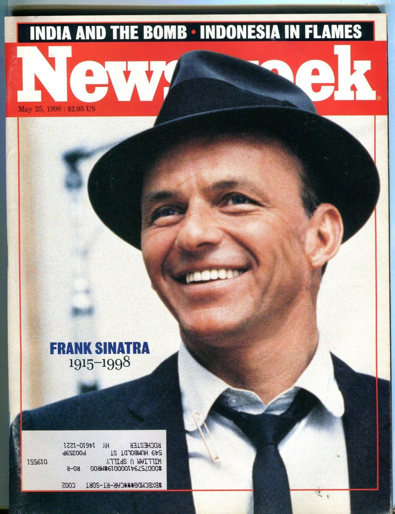Newsweek Magazine May 25 1998 Frank Sinatra EX w/ML 092916jhe