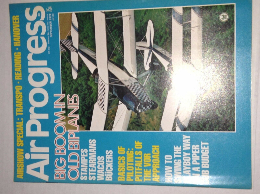 Air Progress Magazine Old Biplanes Stampes Stearmans Septemer 1972 010217RH