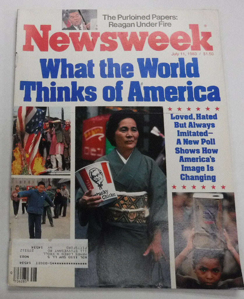 Newsweek Magazine What The World Thinks Of America July 11, 1983 100716R