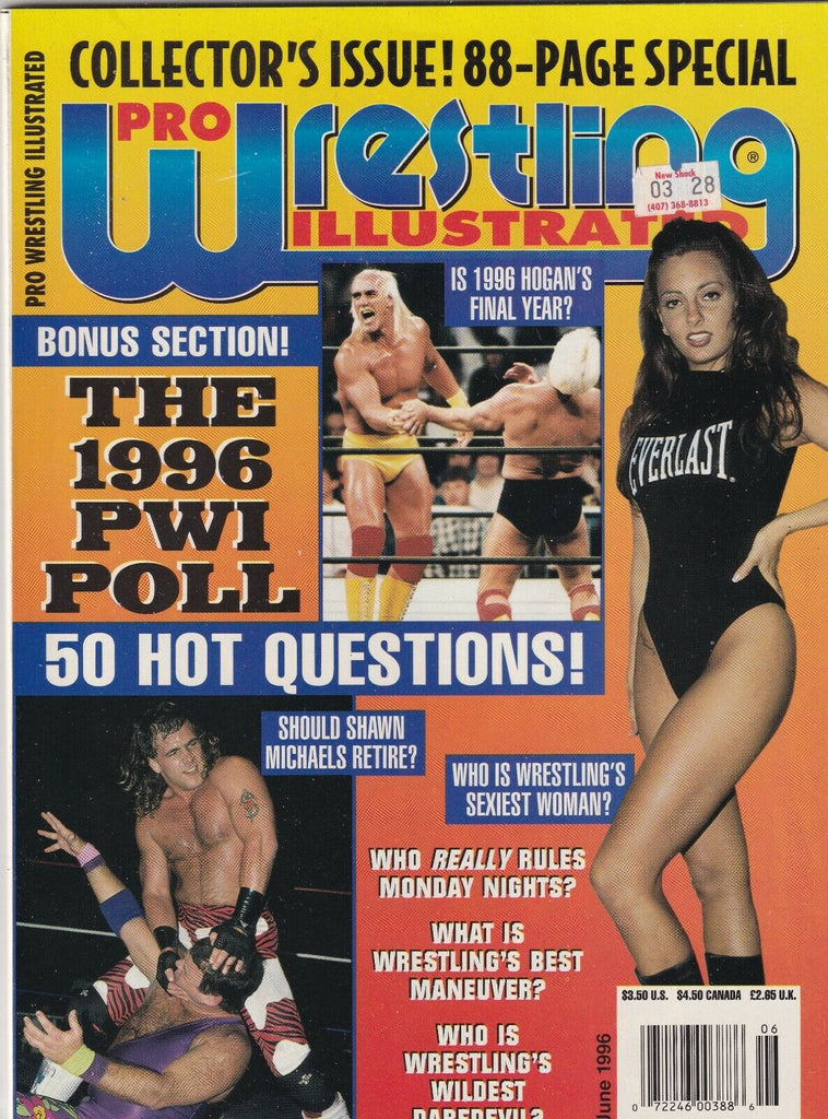 Pro Wrestling Illustrated Hulk Hogan Shawn Michaels June 1996 060519nonr