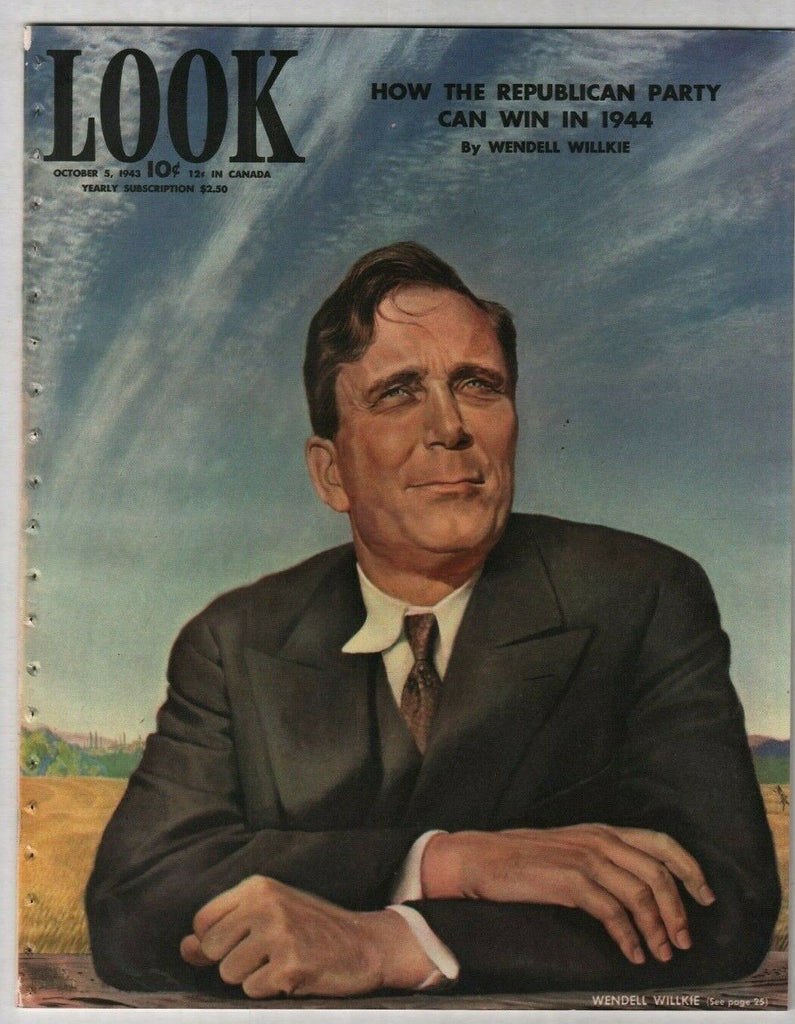 Look Magazine Wendell Willkie October 5, 1943 010720nonr